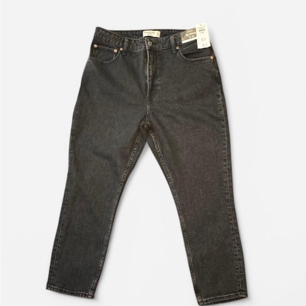 NWT Women’s A&F Curve Love High Waist Skinny Black Wash Jeans